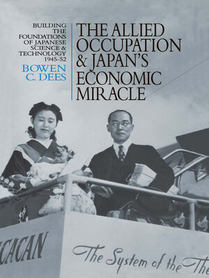 cover image of The Allied Occupation and Japan's Economic Miracle